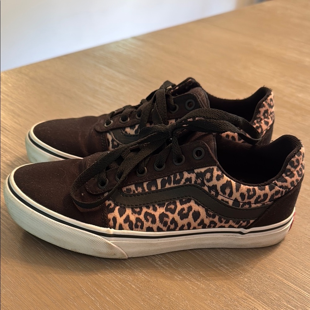 Vans Leopard Print Sneakers